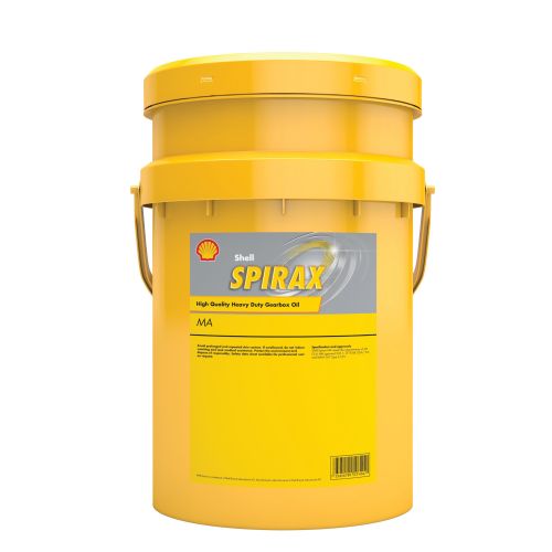 Eimer mit Getriebeöl Shell Spirax MA 80W